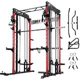 RitFit M1 Pro Smith Machine Cable Crossover Power Cage Home Gym