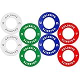 Fractional Micro Weight Plates Set of 8 Weight Plate Micro Plates 0.25LB 0.5LB 0.75LB 1 LB for Olympic Barbells for Strength Training Micro Plates Weight Plate