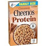 Cheerios Protein Cereal, Cinnamon, 8g Protein, Family Size, 15 oz