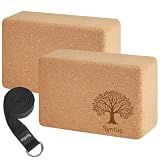 Syntus Yoga Block & Strap Set for Fitness, Pilates, Stretching and Toning