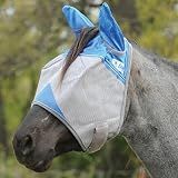 Cashel Crusader Fly Mask, Standard with Ears (Blue, Horse)
