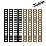 8 Pack Picatinny Rail Covers, Cuttable Anti-Slip for Picatinny Rails