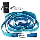 Tumaz Yoga Straps for Stretching, Multi-Loop Strap with 10 Loops for Physical Therapy, Pilates & Gymnastics