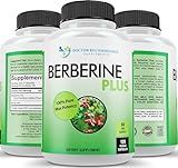 DOCTOR RECOMMENDED SUPPLEMENTS Berberine Plus 1200mg Per Serving - 120 Veggie Capsules with Royal Jelly
