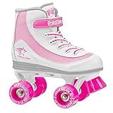 Roller Derby FireStar Youth Girl's Roller Skate White/Pink Size 4