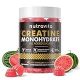 NSF Certified Creatine Gummy - Creatine Monohydrate Gummies for Men & Women, Creatine Monohydrate for Muscle Strength, Muscle Builder, Energy Boost, Pre-Workout Supplement(120 Count)-Watermelon Flavor