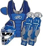 Rawlings | RENEGADE 2.0 Catcher's Set | Baseball | NOCSAE Certified | Adult 15+ | Royal/Silver