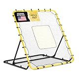 SKLZ Fielding Trainer - Baseball & Softball Pitch-Back Rebound Net - Ground, Line Drive & Fly Ball Return Settings - 4 x 4.5-Foot Steel Frame, UV & Weather Resistant Bungee Net, Easy-Fold Design