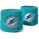 Franklin Sports NFL Miami Dolphins Wristbands - Youth NFL Team Logo - Great for Costumes and Uniforms - Pair of Wristbands