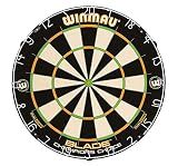WINMAU Champions Choice Blade Technology Dual Core Training Dartboard - Reduced Scoring Zones for Precision Practice, Steel Tip Bristle Board with Rota-Lock System, 450 mm