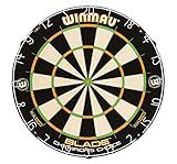 WINMAU Champions Choice Blade Technology Dual Core Training Dartboard - Reduced Scoring Zones for Precision Practice, Steel Tip Bristle Board with Rota-Lock System, 450 mm