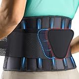 FEATOL Back Brace for Lower Back Pain, Back Support Belt for Women & Men, Breathable Lower Back Brace with Lumbar Pad, Lower Back Pain Relief for Herniated Disc, Sciatica, Scoliosis plus size (Waist