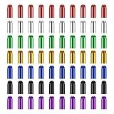 dcvbny Dart Flight Wing Savers Protectors Aluminum Alloy,70 Pcs Professional Metal Dart Wing Corrector Fixed 90 Degrees Competition Dart Flight Accessories, 7 Colors