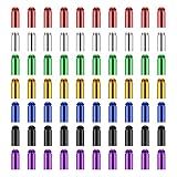 dcvbny Dart Flight Wing Savers Protectors Aluminum Alloy,70 Pcs Professional Metal Dart Wing Corrector Fixed 90 Degrees Competition Dart Flight Accessories, 7 Colors