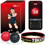 TekXYZ® Classic Boxing Reflex Ball Pack with App - 2 Balls, 1 Band