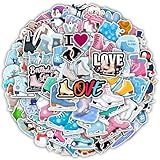 120PCS Ice Skating Stickers, Ice Skating Birthday Party Decorations Wonderland Ice Skating Party Favors Supplies Christmas Snowflake Stickers for Water Bottle, Laptop, Phone, Skateboard, Scrap Booking
