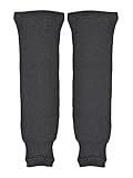 PEAR SOX Pro Weight Solid Color Hockey Socks (Black, Mite)