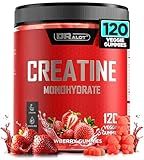 Dralot 99.99% Creatine Monohydrate Gummies More 15% Strength, 5X Energy & Muscle Support Pre-Workout Complex Creatine for Women & Men with 5000mg Creatine, L-Taurine, B12, Mg & K, 0 Sugar, Vegan