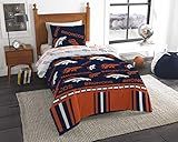 Northwest The Company Officially Licensed NFL Denver Broncos Twin Bed in a Bag Set, 64" x 86", Team Colors