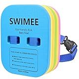 SWIMEE Back Float Safety Swim Trainer Swimming Bubble Belt with Adjustable 3 Layers Swim Belts Comfortable Waterproof Floaties Device for Kids Toddler Swimming Floats (10lb-60lb)