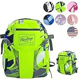 Rawlings | REMIX Backpack Equipment Bag | T-Ball & Youth Baseball / Softball | Green