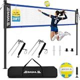 BAGAIL Outdoor Portable Volleyball Net Set, 20FT for Beach, Backyard