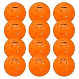 Franklin Sports X-40 Pickleballs - Outdoor Pickleballs - 12 Pack Bulk - USA Pickleball Approved - Lava - Official Ball of US Open Pickleball Championships