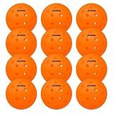 Franklin Sports X-40 USAPA Approved Tournament Pickleballs - 12 Pack - Lava