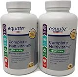 Equate Mature Adult 50+ One Daily Complete Multivitamin Compare to Centrum Silver (220 Ct) ( Pack of Two )