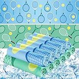 30 Pcs Tennis Cooling Towels for Neck and Face 40 x 12 Inch Tennis Sports Team Gifts Workout Ice Towels for Gym Sweat Microfiber Breathable Chilly Bulk Neck Wraps for Athletes Camping Travel Yoga