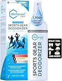 2-in-1 Sports Cleaner & Odor Eliminator - 3X Powerful Nano-Enzyme Deodorizer for Gloves, Hats, Helmets, Cleats, Shoes, Clothes, Bags, Sports Equipment & Athletic Gear | Remove Stink & Dirt