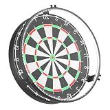 STASUN 360° Dartboard Ring Light, Dimmable Magnetic LED Dart Board Lighting System, 12W 6500K White Light for Shadow-Free Visibility in Home Bars, Game Rooms & Dartboards