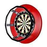 Fastoss Pro Dartboard Lighting System - 360° Shadow-Free Dartboard LED Ring Light, No Glare & Dimmable for 18" Standard Dartboards