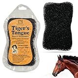 Epona Tiger’s Tongue Horse Groomer – Deep Cleaning Scrubber & Massager for Horses – Removes Dirt, Dried Sweat Marks & Dander – Gentle Grooming Tool for Body, Legs & White Markings