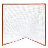 Champion Sports Pro Competition Lacrosse Goal - 6' x 6' x 7', White/Orange