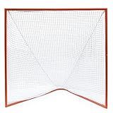 Champion Sports Pro Competition Lacrosse Goal - 6' x 6' x 7', White/Orange