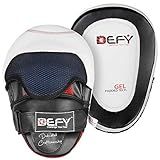 DEFY Gel Padded Punch Mitts Boxing Pads Focus Mitts Punching MMA Hook and Jab Curved Training Kickboxing, Striking, Muay Thai Martial Arts Focus Pad