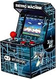 My Arcade Retro Machine Playable Mini Arcade: 200 Retro Style Games Built In, 5.75 Inch Tall, Powered by AA Batteries, 2.5 Inch Color Display, Speaker, Volume Control