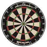 Accudart Edge Bristle Dartboard – Premium Brazilian Sisal, Razor‑Thin Spider, Rotating Metal Number Ring, Increased Playing Area, Super Thin Bullseye – Ideal for Steel‑Tip Darts
