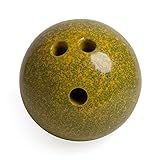 Champion Sports Rubberized Plastic Bowling Ball - 5 LB Marbled Yellow