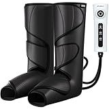 CINCOM Leg Massager for Circulation and Pain Relief FSA, Air Compression Calf Foot Massagers for Edema Swelling RLS, Legs Circulation Machine Gifts Idea (with 2 Extensions)