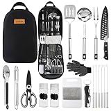 Camping Cookware Storage Bag - Camping Cooking Utensils Set Bag