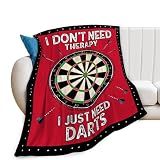 Kylora Dart Blanket Darts Throw Blankets Cozy Fleece Flannel Stuff Plush Lightweight Bedding Dartboard Lover Gifts for Men Women Adults for Couch Sofa Bed Decor 40"X50"