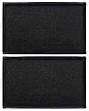 JBCD 2 Pack Solid Black Flag Patch Pure Color Tactical Patch Pride Flag Patch for Clothes Hat Patch Team Military Patch