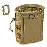 LIVANS Tactical Molle Dump Pouch, Magazine Drop Pouch Drastring Ammo Bag