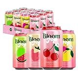 Bloom Pop Prebiotic Soda, Gut Health Support, Variety Pack, 12 Pack
