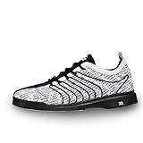 3G Ascent II Men's Bowling Shoe. Right Handed (White/Black, US Footwear Size System, Adult, Men, Numeric, Medium, 8.5)