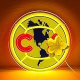 AHlove Football Team Logo，Neon Sign for Wall Decor，LED Neon Lights for Bedroom、Man Cave，Birthday、Christmas Gifts for Boys