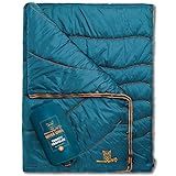 Wise Owl Outfitters Outdoor Camping Blanket – Lightweight Packable Puffy Quilt for Backpacking, Hiking & Travel – Warm Water Resistant Blanket for Cold Weather Camping