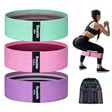 Resistance Bands for Working Out, 3 Levels Fabric Exercise Bands Set